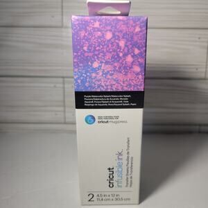 NEW Cricut Mug Infusible Ink Transfer Sheets – Purple Watercolor – 4.5” x 12”